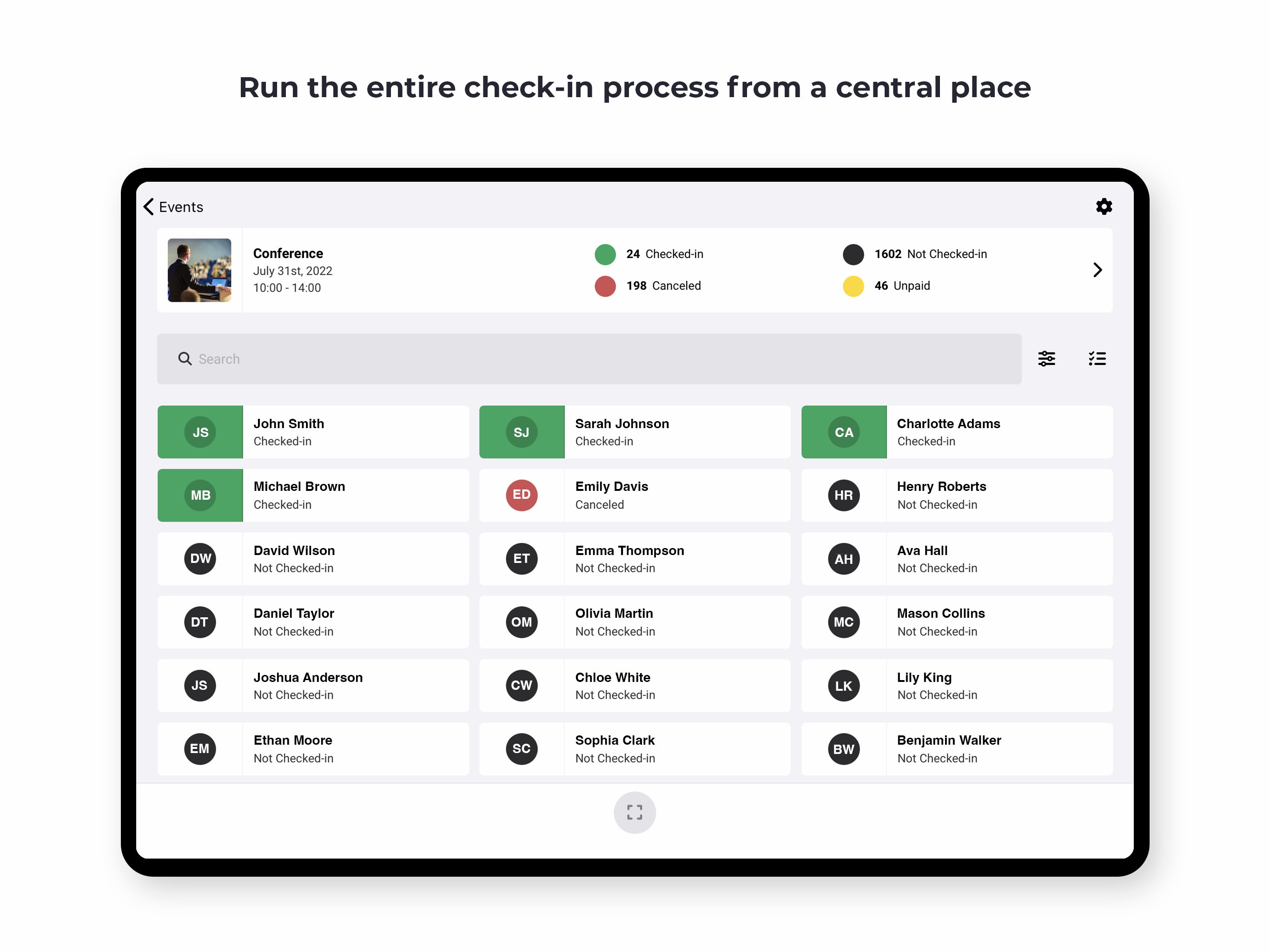 FooEvents Check-ins