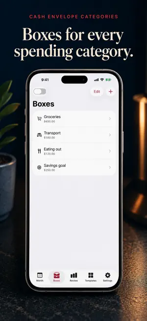 BudgetBox Envelopes screenshot 2