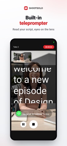 Shootsolo: Voice Video Camera screenshot