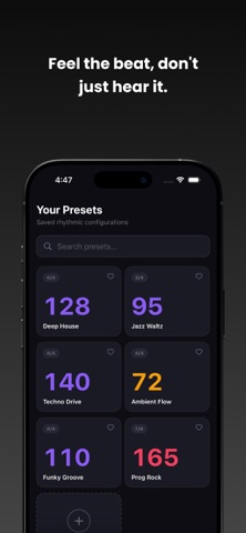 Metronome App - Tempo iPhone screenshot