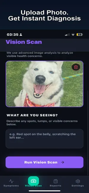 PawVet · Dog Health Advisor screenshot 1
