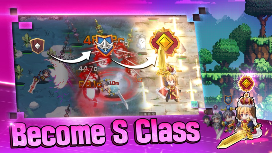 #3. F Class Adventurer: AFK RPG (iOS) Bởi: ekgames