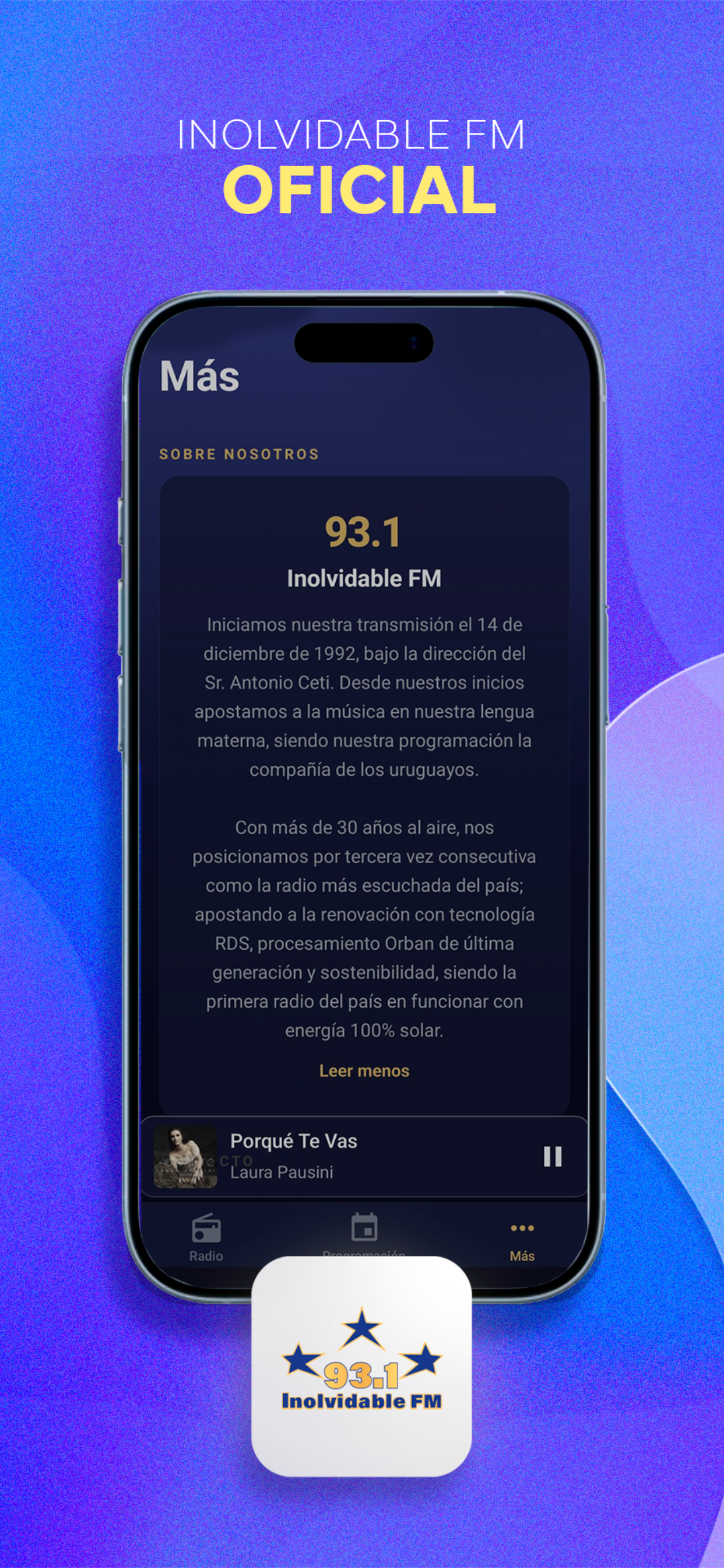 Inolvidable FM Oficial screenshot 3