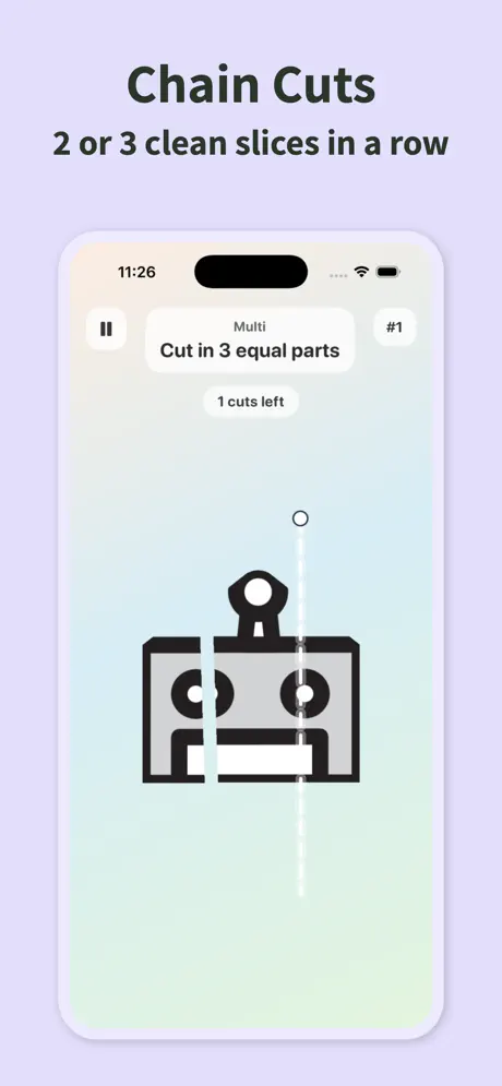 Slice It Perfect: Cut Puzzle — iPhone screenshot 5