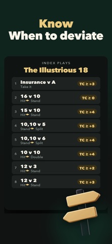 Blackjack Odds: 21 Trainer iPhone screenshot