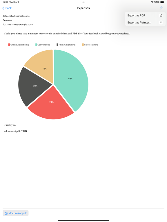 Screenshot #6 pour Eml Reader Pro