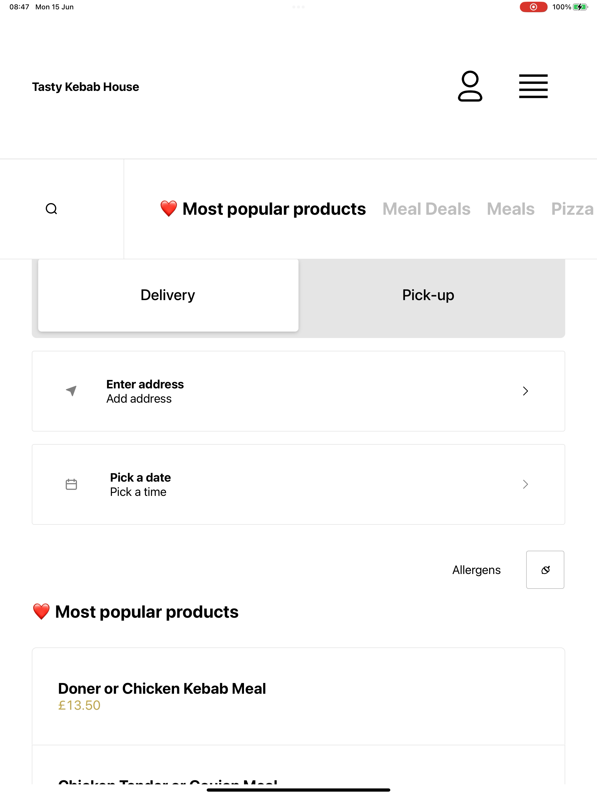 Tasty Kebab House screenshot 7