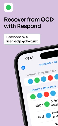 Respond: OCD Tracker screenshot