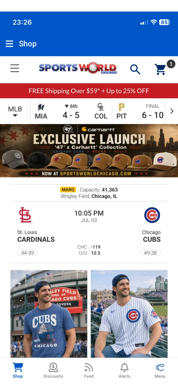 Screenshot #1 pour Sports World Chicago