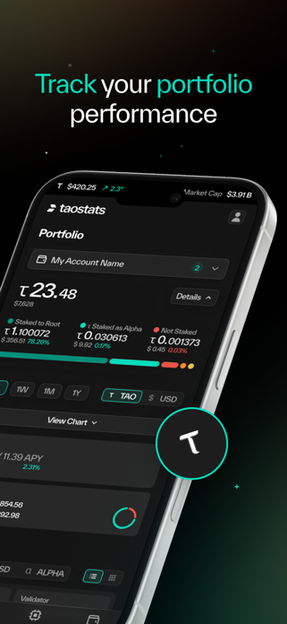 taostats: Bittensor Wallet Screenshot 4 of 5