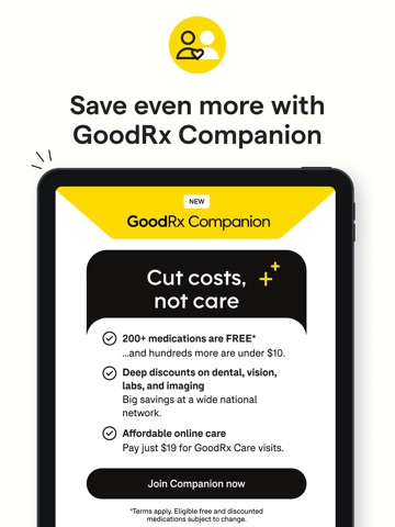 GoodRx: Prescription Savings iPad screenshot