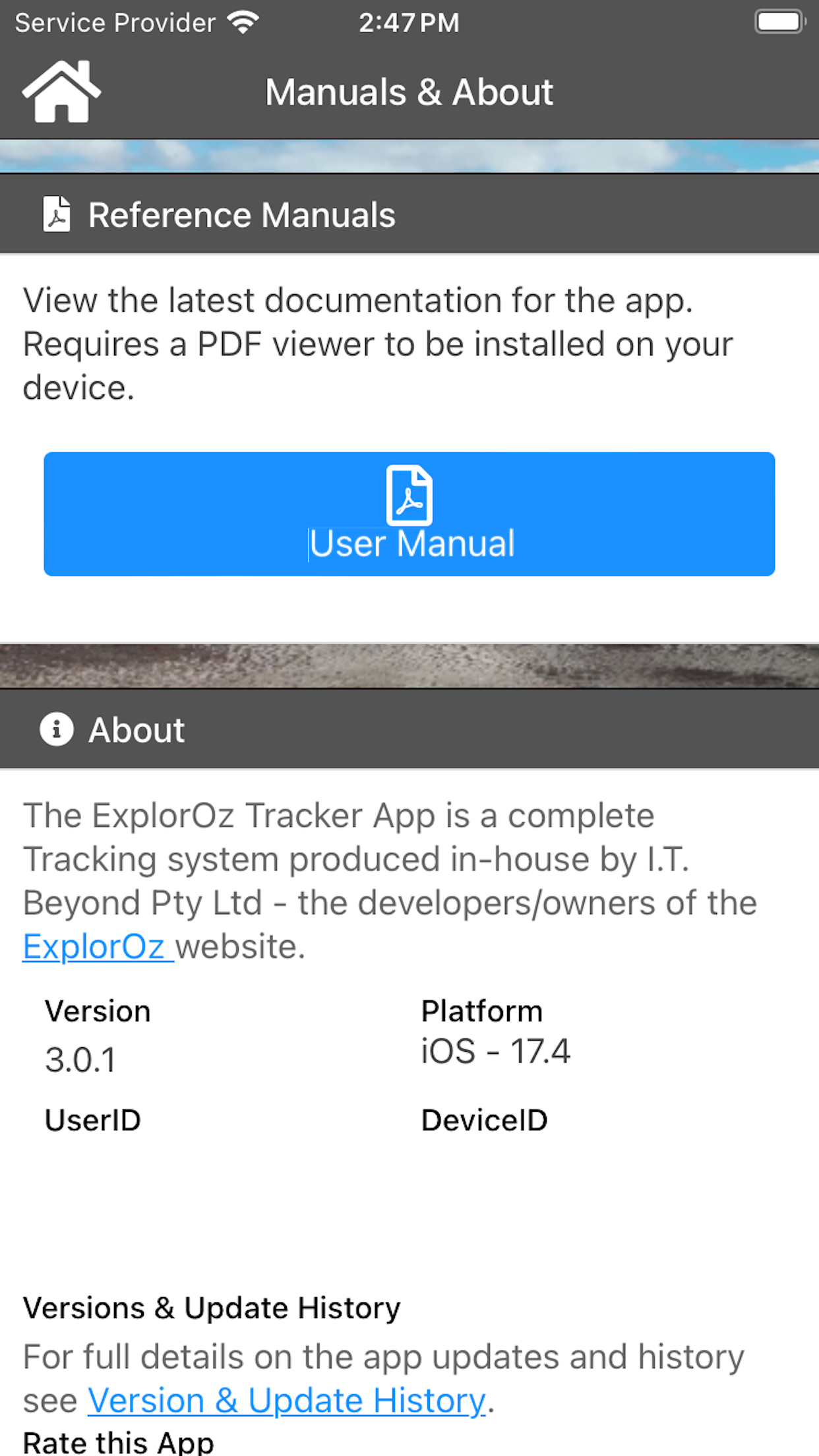 ExplorOz Tracker