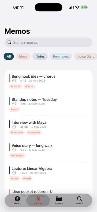 Echo Voice Memos Screenshot 2 of 3
