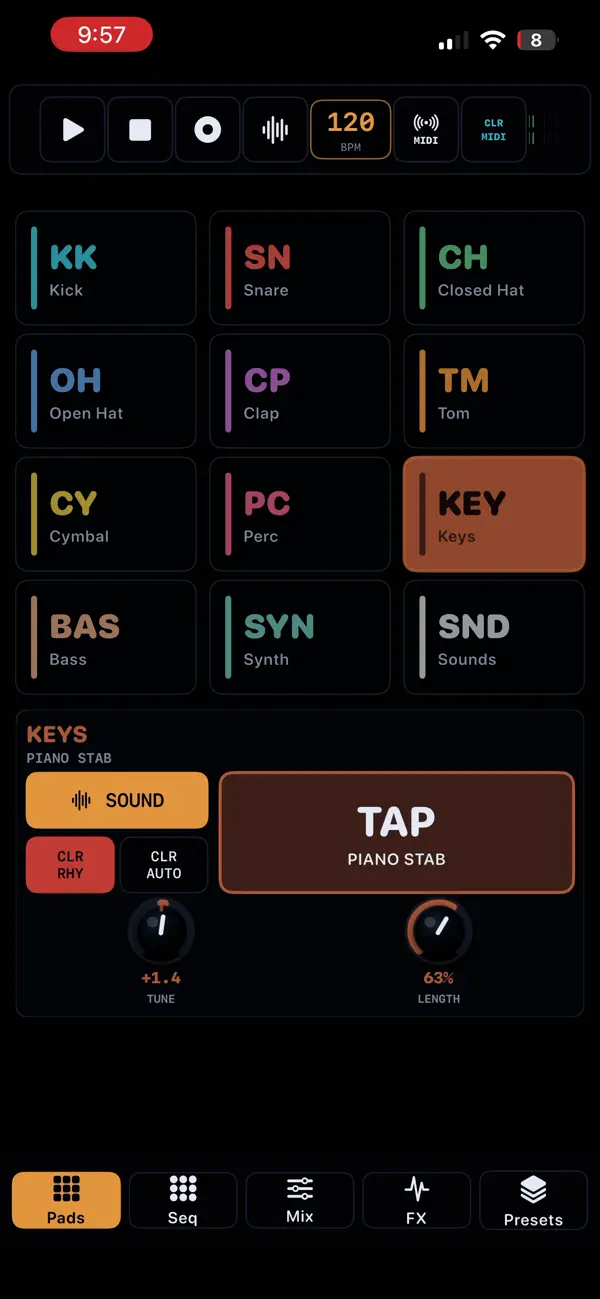 #1. TEMPO-1 (iOS) 由: Richard Gillespie
