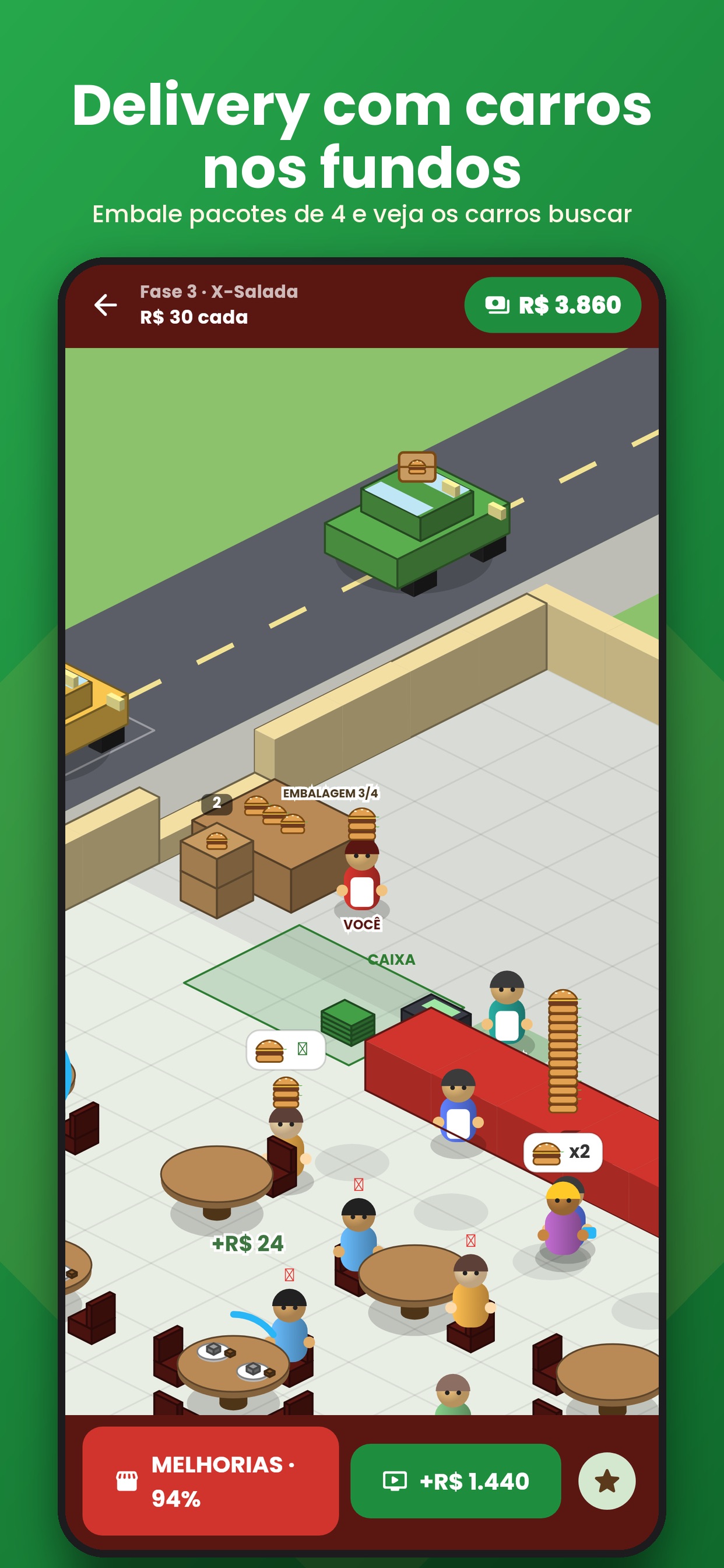 Screenshot 2 of Cozinha Brasileira Idle