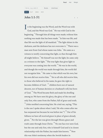 Examine: Scripture iPad screenshot