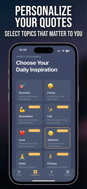 QuoteWall - Daily Wallpapers screenshot 2