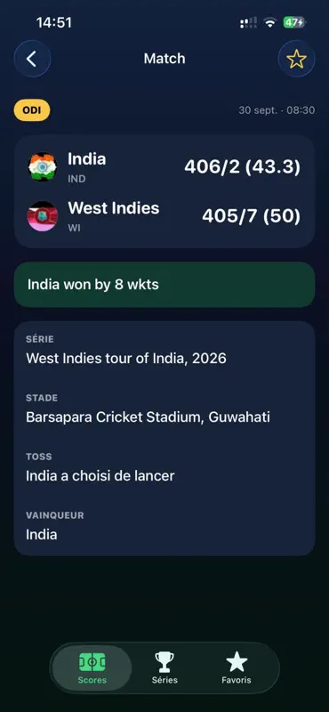 Live Cricket TV Pro Scores screenshot 7 of 7