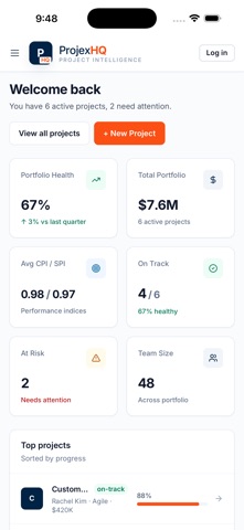 ProjexHQ screenshot