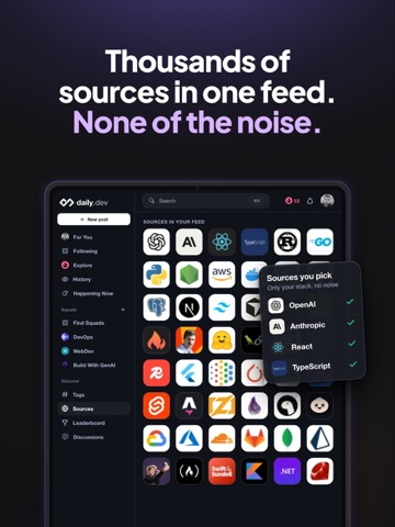 daily.dev iPad screenshot 6