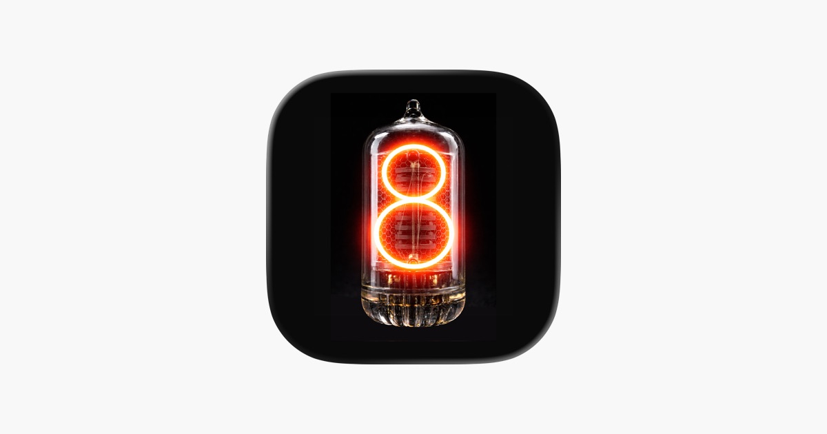 ニキシー管時計 - Nixie Tube Clockアプリ - App Store