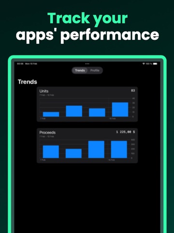 Store Analytics App & Widget iPad screenshot