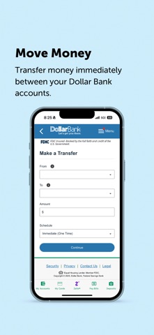 Dollar Bank Mobile App Screenshot 7 of 8