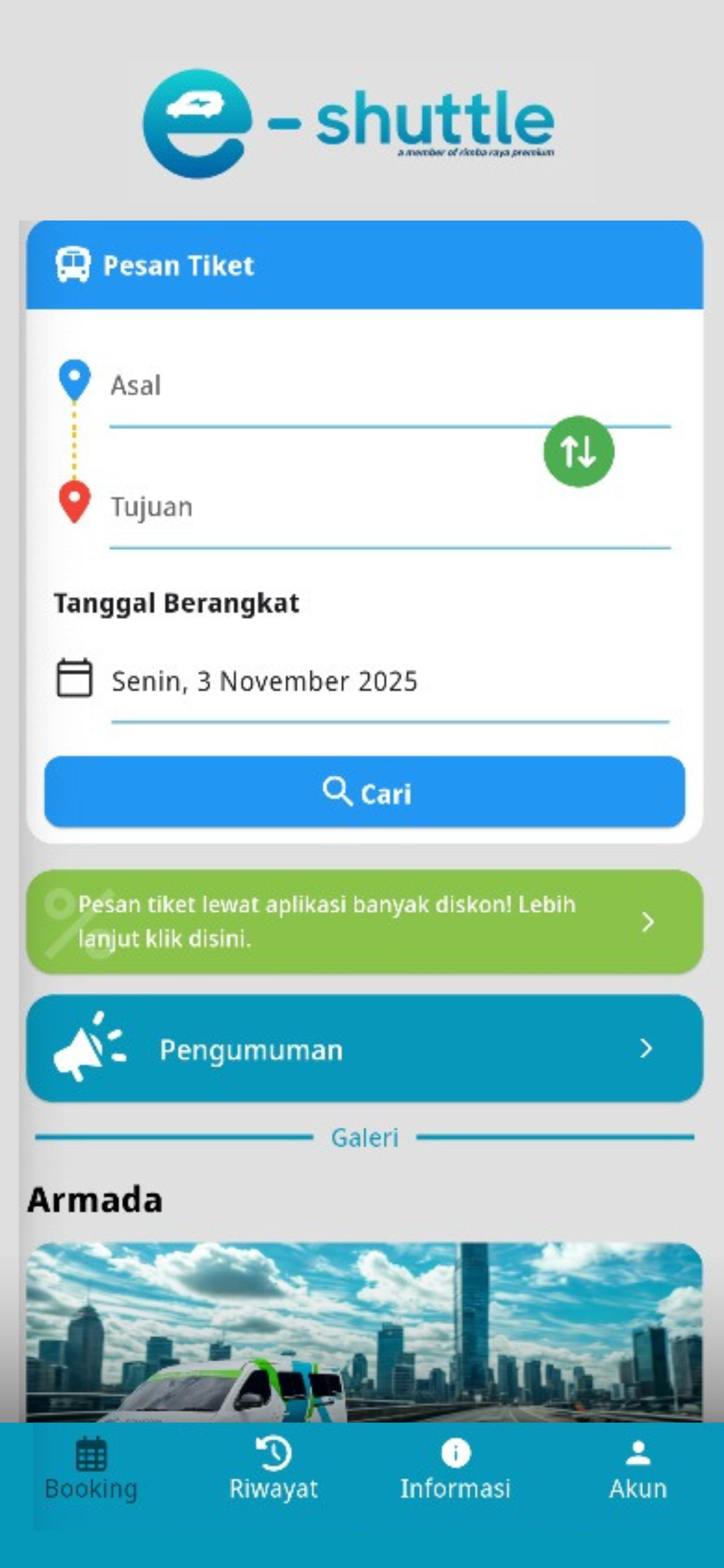 E-Shuttle by Rimba Raya Travel