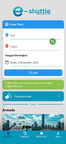 E-Shuttle by Rimba Raya Travel iPhone screenshot