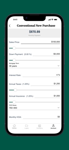 Virginia Mountain Mortgage iPhone screenshot