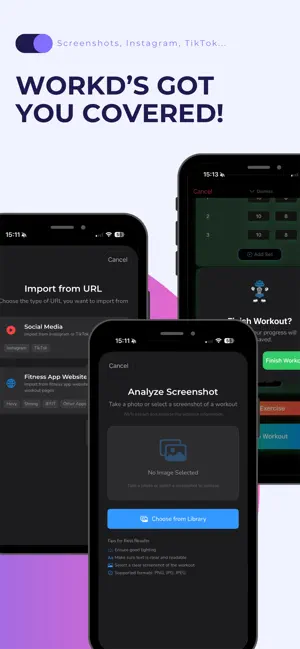Workd: (AI) Workout Tracker screenshot 4