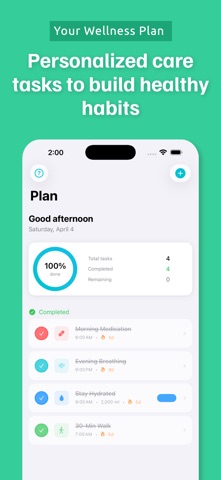 Pulsivo - Daily Health Planner iPhone screenshot