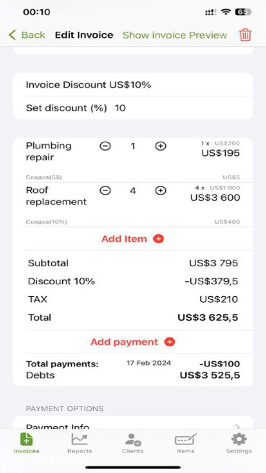 #7. Invoice Pro Maker: PDF Billing (iOS) 来自: Vitalii Peregudov
