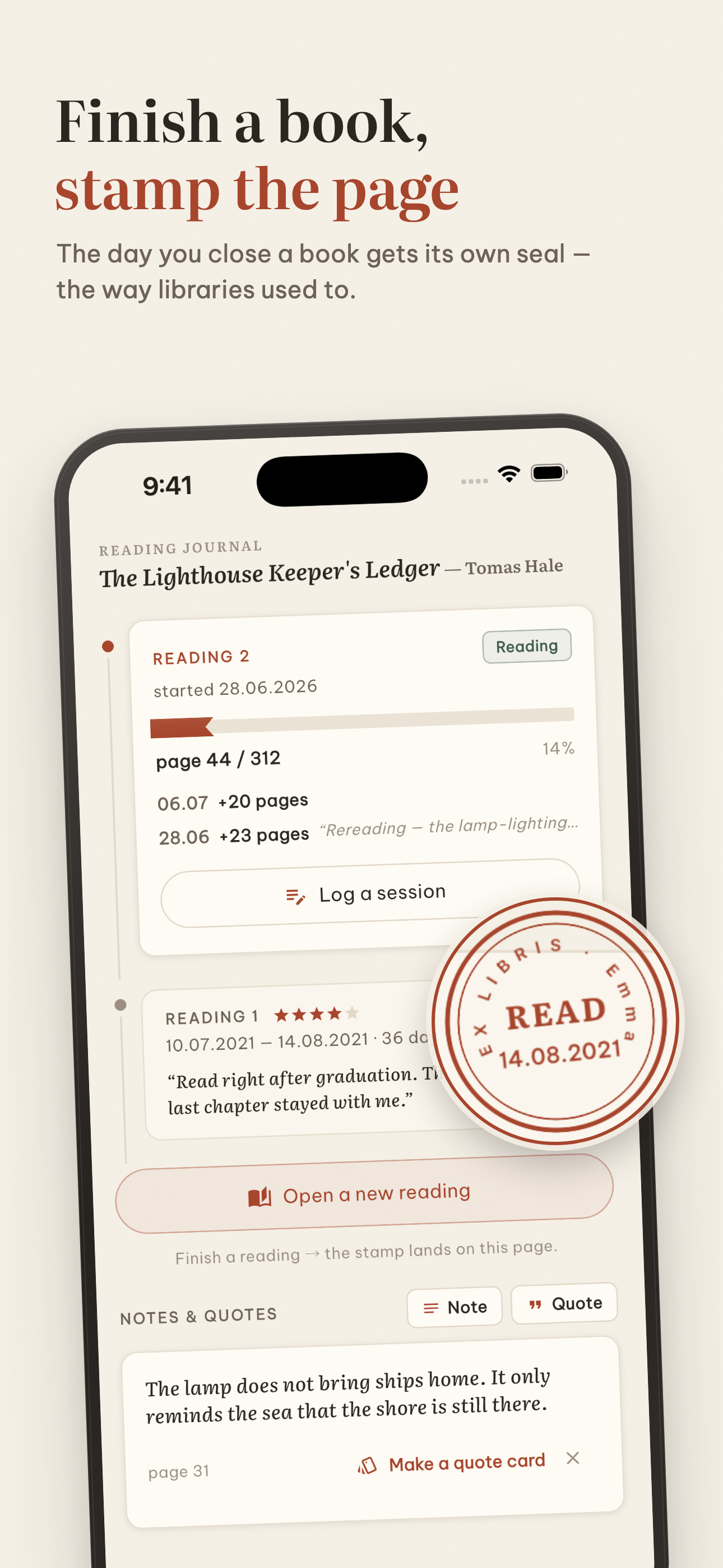 Shelflife: Book Journal screenshot 3