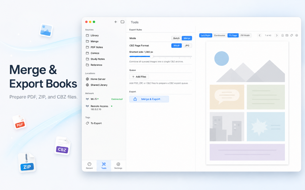 BiblioFuse Reader & Compress screenshot 19