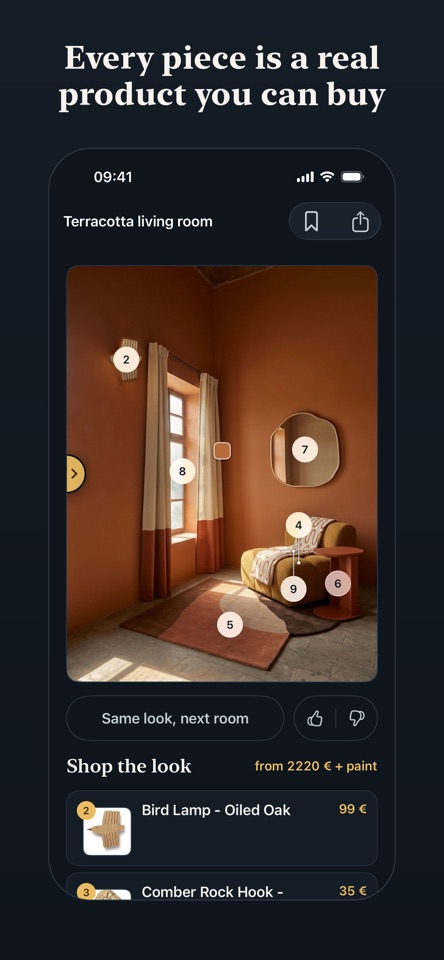 romy - Shoppable Room Makeover screenshot 1
