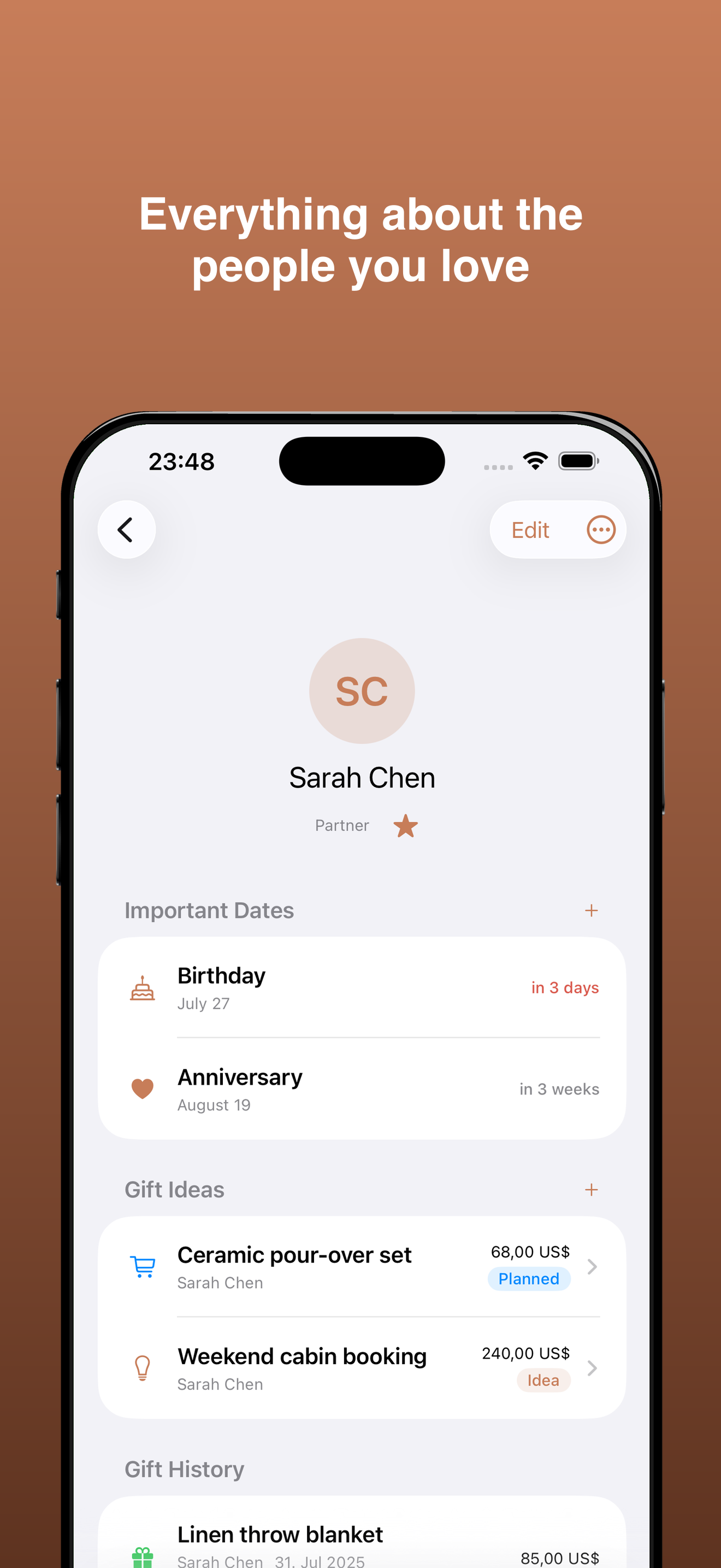 Daymark - Birthday Reminders screenshot 2