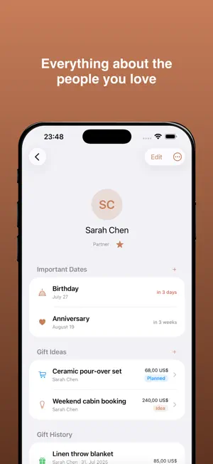 Daymark - Birthday Reminders screenshot 2