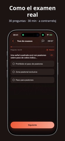 Test DGT Permiso B Autoescuela iPhone screenshot