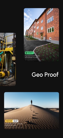GeoProof: GPS Work Camera iPhone screenshot