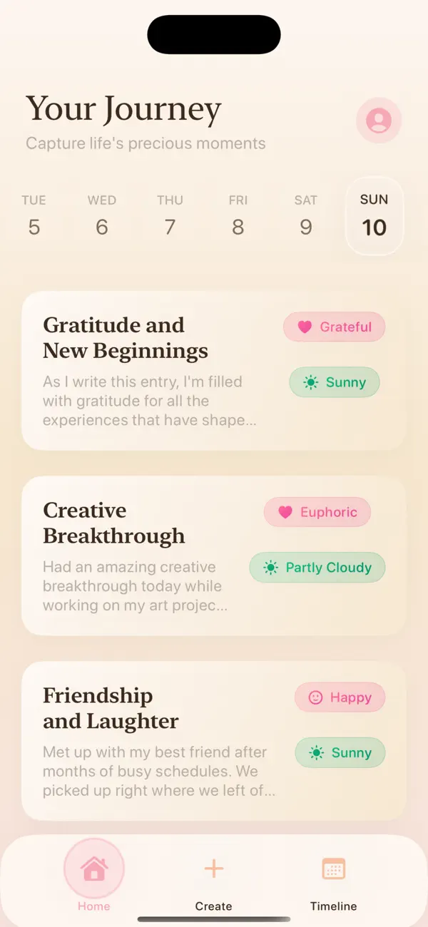 Screenshot #3 pour Daily Journal Ai - Notes Diary