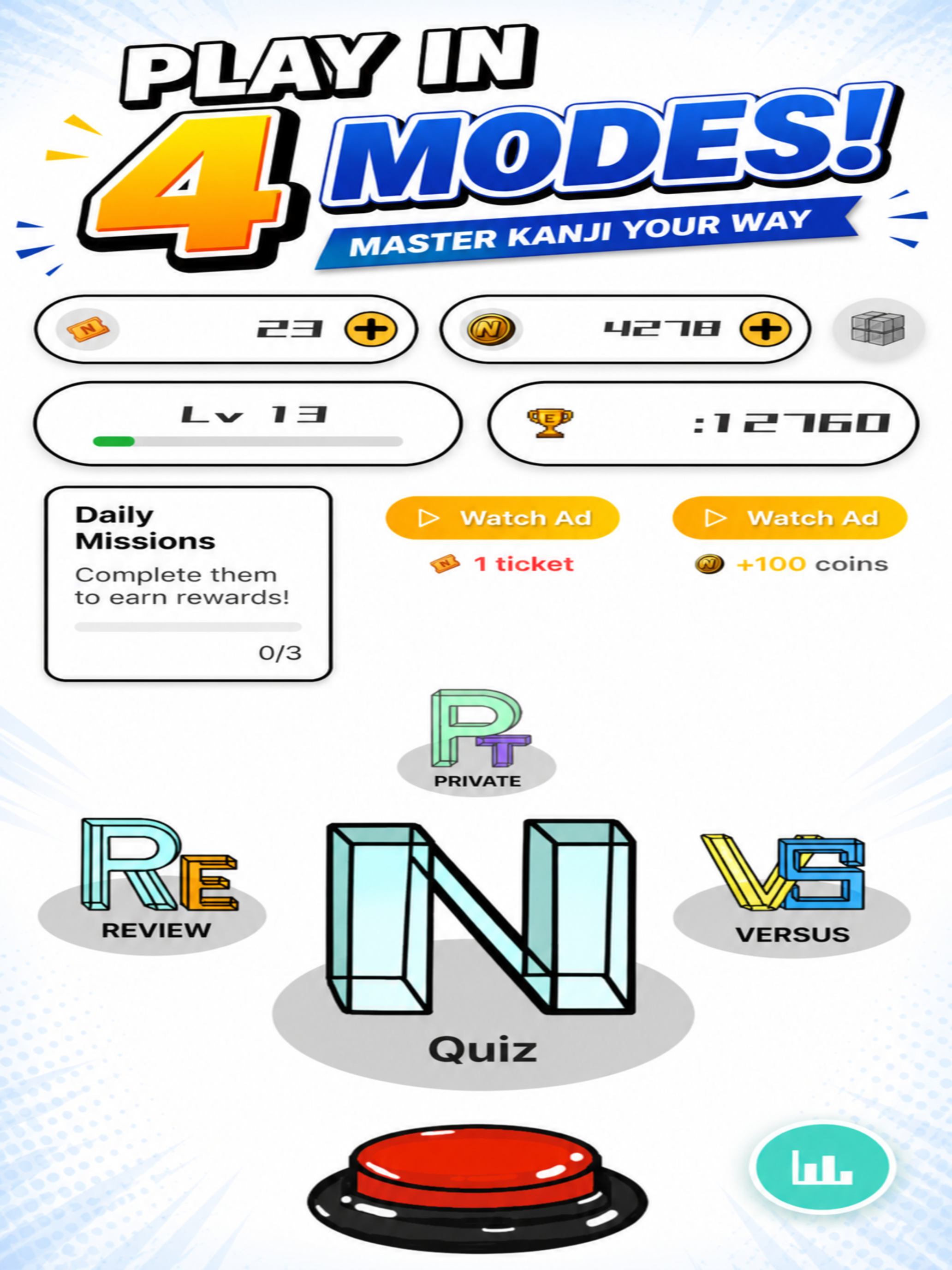 Kanji Quiz - Learn JLPT Kanji screenshot 10