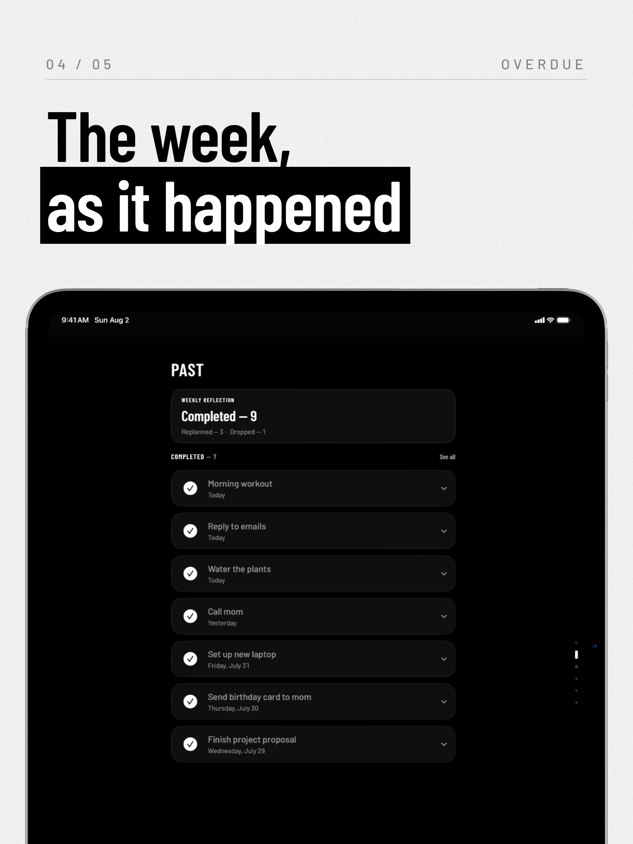 Overdue: minimal to-do screenshot 9