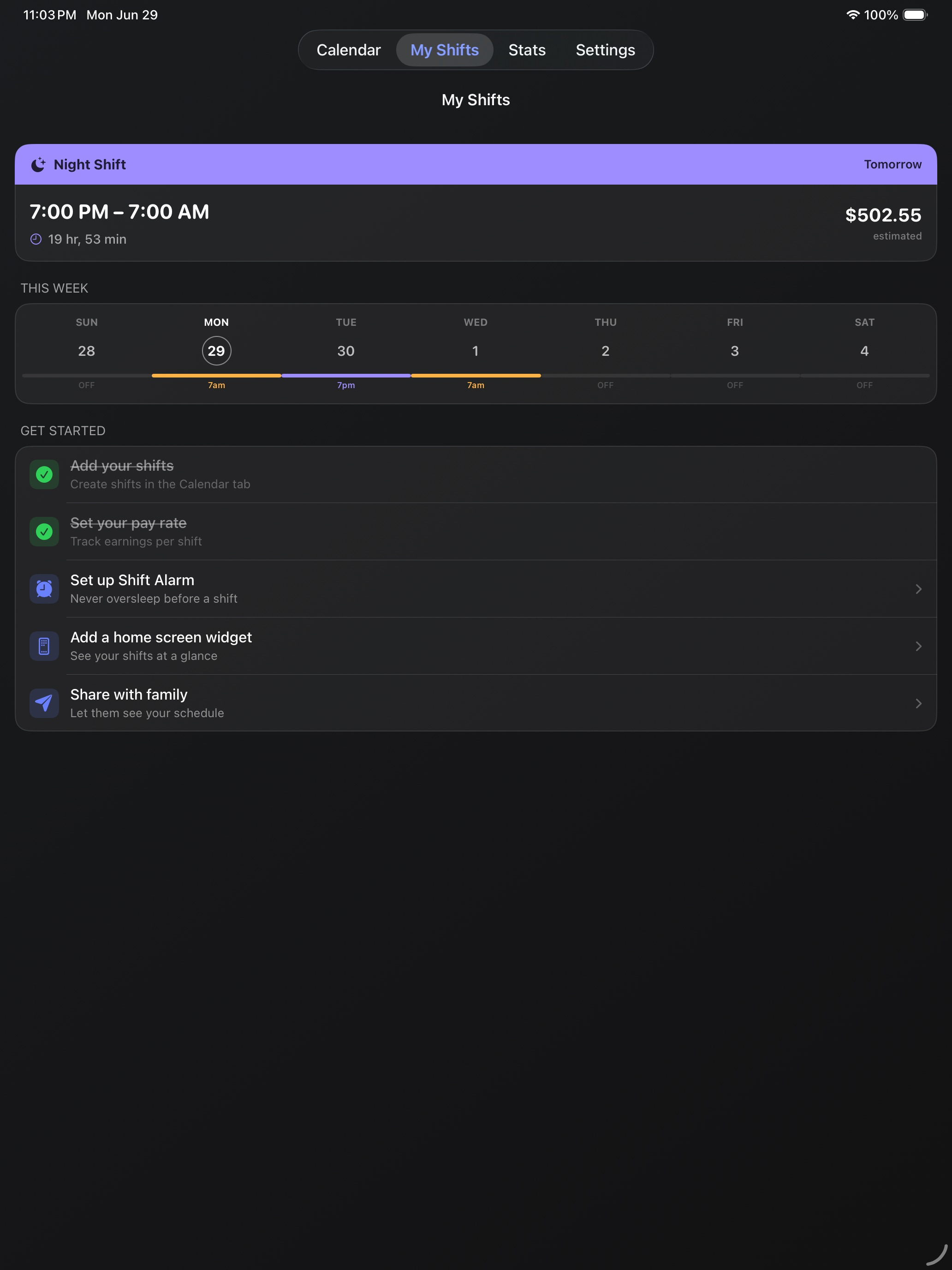 Nurse Shift Planner: Nursly screenshot 11