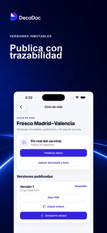 DecaDoc: DeCA para transporte screenshot 6 of 7