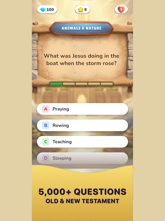 Bible Trivia Journey iPad screenshot