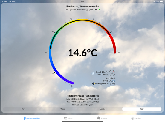 Screenshot #4 pour Weewx Weather