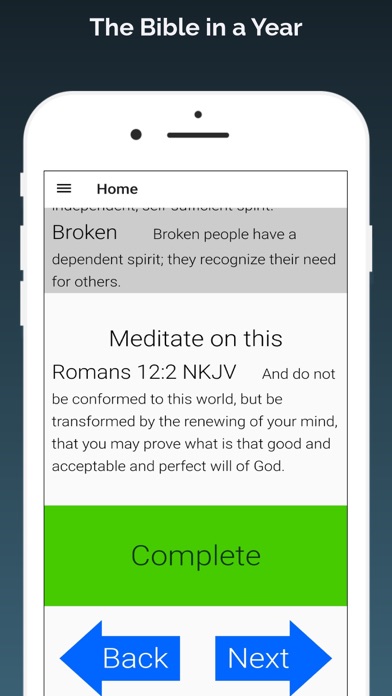The Bible in a Year 365 Days Screenshot