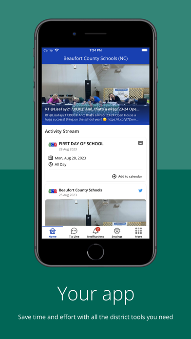Screenshot 1 of Beaufort County Schools (NC) App