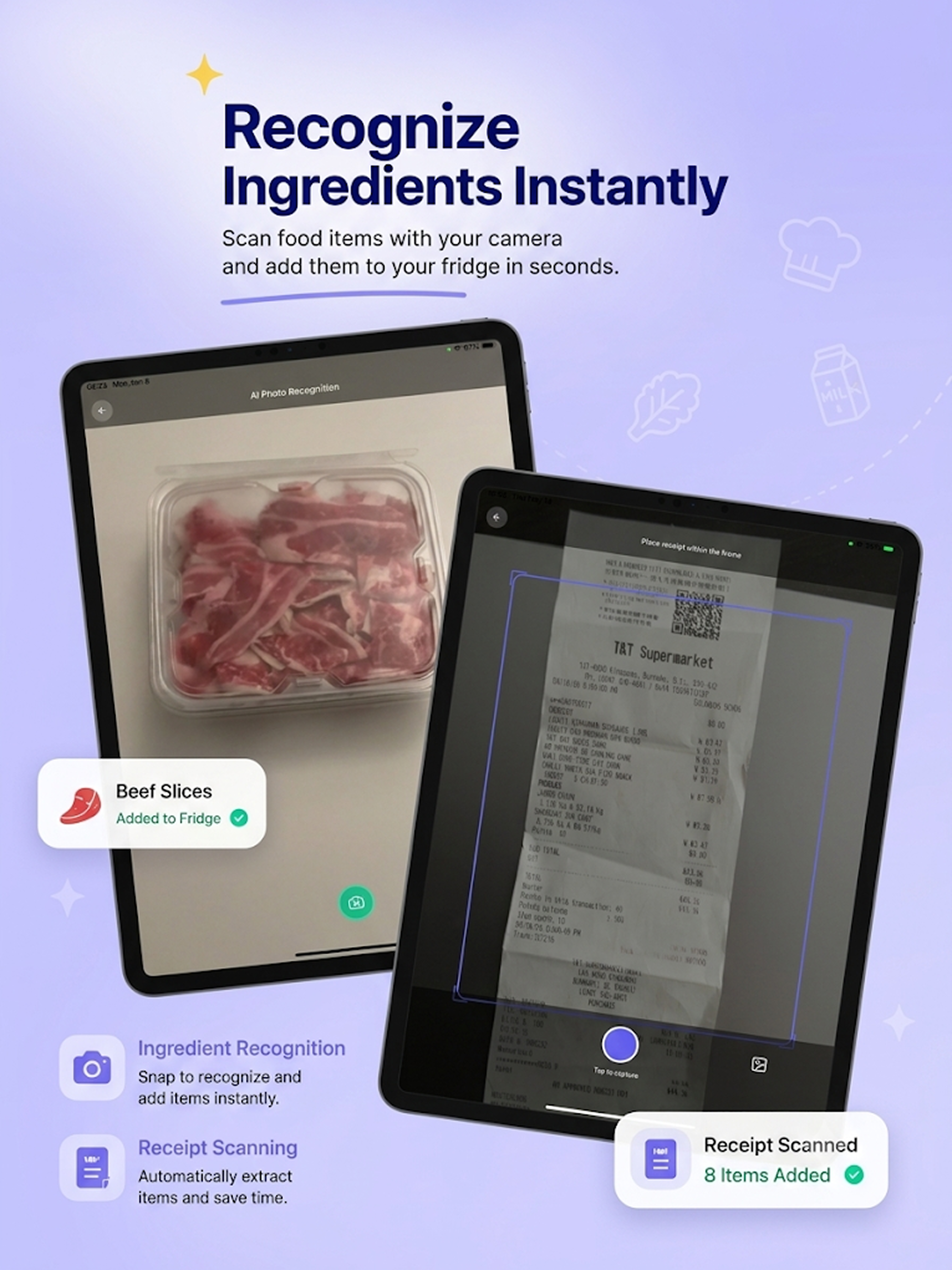 FridgeCue: AI Fridge Recipes